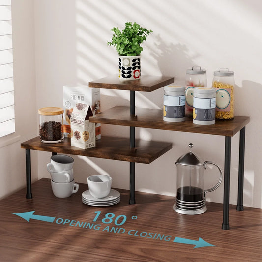 Kitchen storage rack, seasoning bottle storage rack, desk storage rack, corner storage rack, adjustable multi-function storage