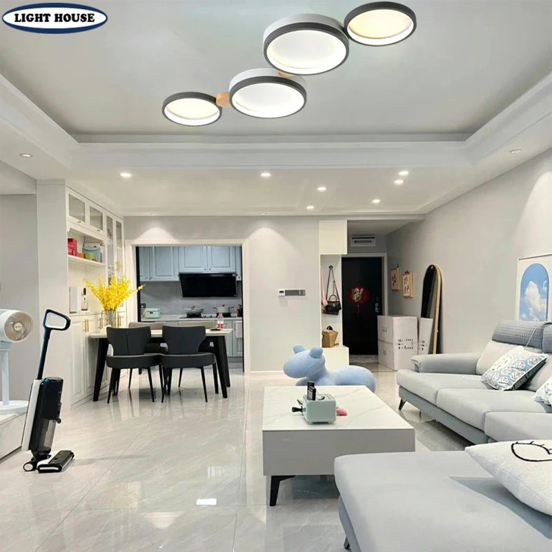 Modern Living Room LED Pendant Light Bedroom Lighting Ceiling Light Indoor Ceiling Light Round LED Ceiling Light Living Room Lig