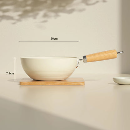Mini Frying Pan Non-Stick Wok Ceramic Home Egg Steak Skillet Pancake Fried Induction Cooker Gas Stove Saucepan Kitchen Cookware
