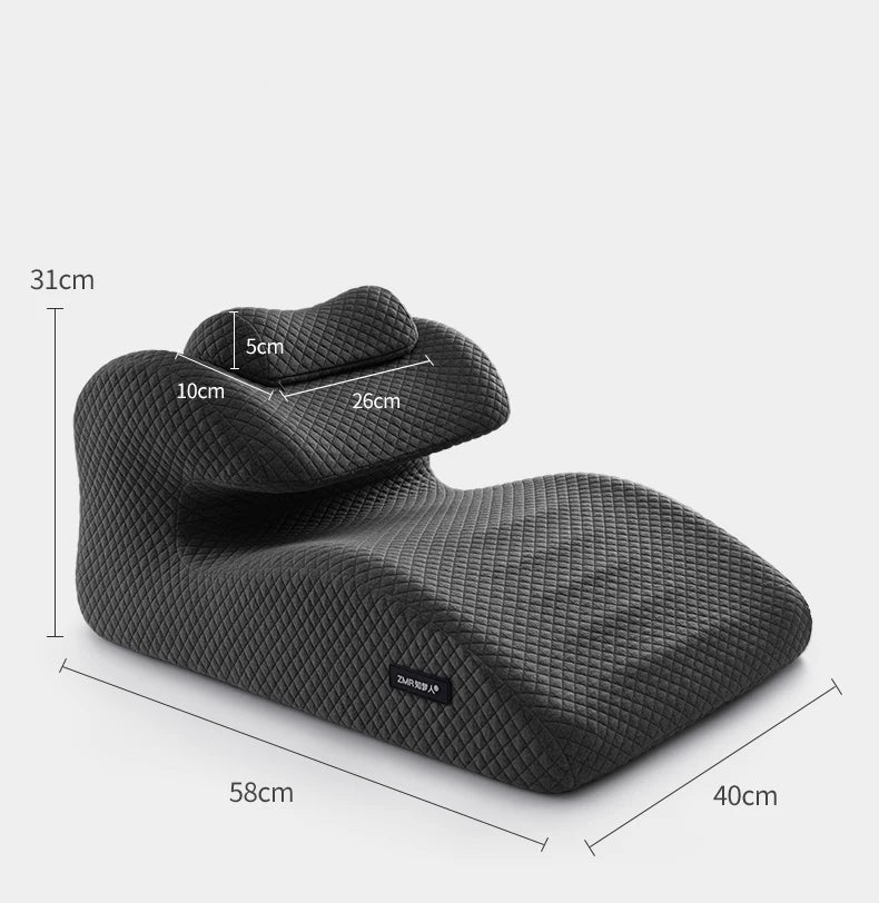 New Butt Cushion Multifunctional Prone Position Lie Pillow  Lie Sleeping Lie Pillow Cushion Unique Curved Design Lumbar Support