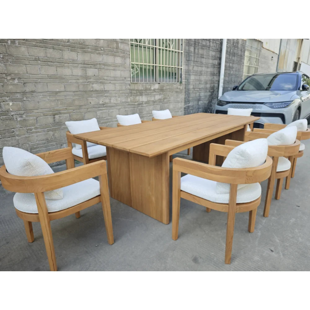Hotel Modern Aluminum Outdoor Furniture Villa Garden Sofa Set Durable Patio Furniture Set Resort Luxury  Outdoor Garden Use