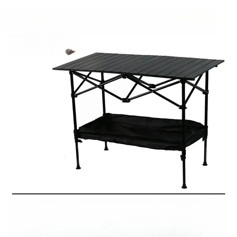 Picnic Camping Adjustable Lightweight Egg Roll Folding Table Outdoor Adjustable Table Camping Mesa Plegable Outdoor Furniture