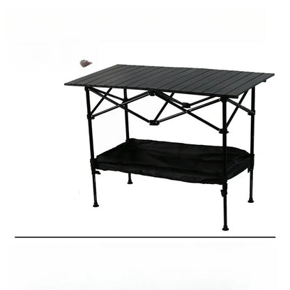 Picnic Camping Adjustable Lightweight Egg Roll Folding Table Outdoor Adjustable Table Camping Mesa Plegable Outdoor Furniture