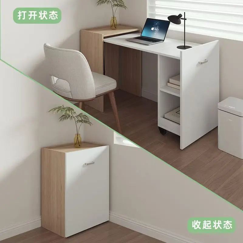 Folding table household small apartment removable desk bedroom computer table student study table