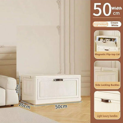 Transparent Foldable Storage Cabinet Large Capacity Refrigerator Storage Box Multi-Specification Multifunction Kitchen Organizer