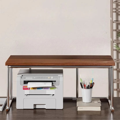 Mental Storage Rack Large Office Organizer Shelf Multi Functional Desktop Printer Storage Shelves Room Decoration Accessories