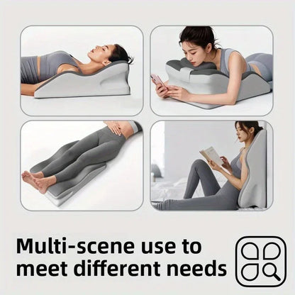 Multifunctional pillow for playing with mobile phone, lying in bed and reading, with backrest and neck support