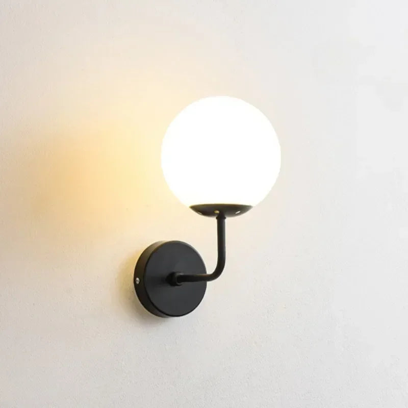 Simple Modern Living Room Background Lamp Bedroom Bedside Lights Minimalist Creative Corridor Wall Lamp