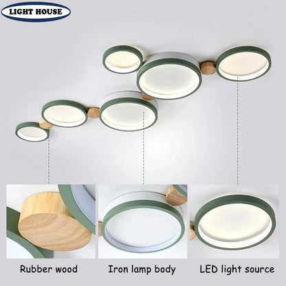 Modern Living Room LED Pendant Light Bedroom Lighting Ceiling Light Indoor Ceiling Light Round LED Ceiling Light Living Room Lig