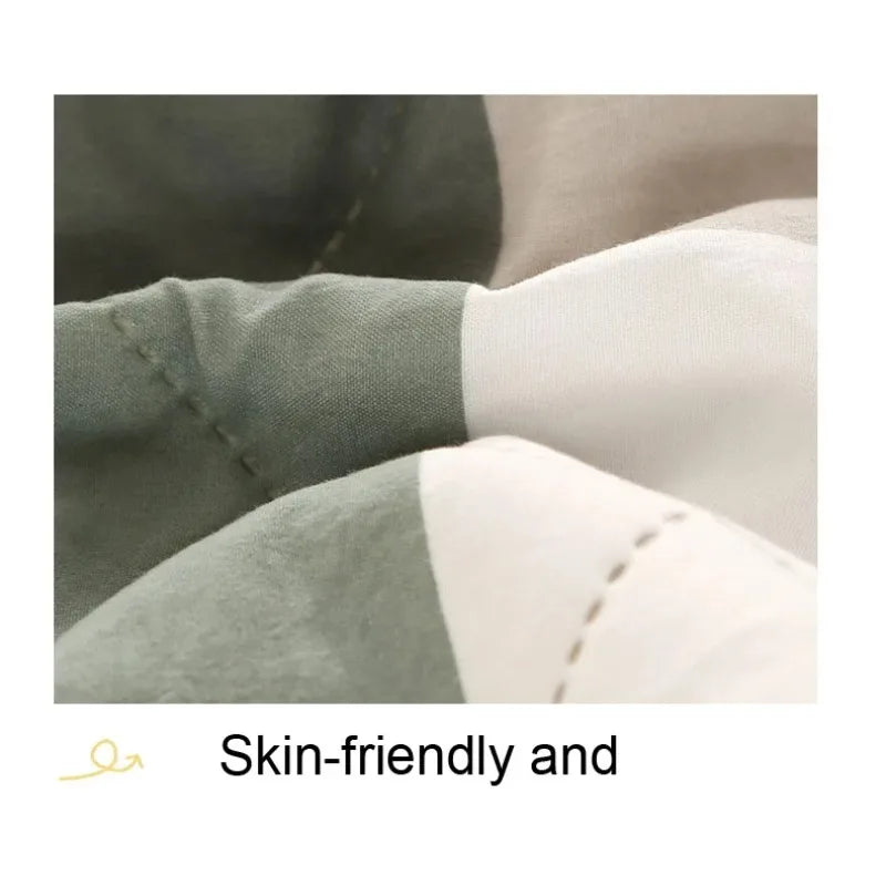 Quilt Washed Cotton Air Condition Thin Comforter Blanket Bedspread for Single Double Queen King Bed Coverlet Plaid Summer