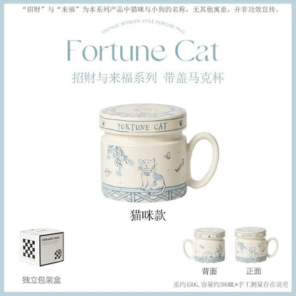18 Style Options with Lids, Coffee Mugs for Couples, Ceramic Mugs That Can Fit in the Microwave and Dishwasher