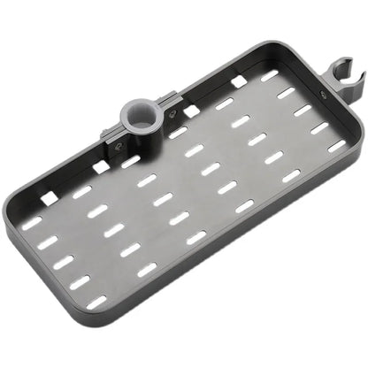 Aluminum Shower Storage Holder Rack Organizer Bathroom Shelf Shampoo Tray Stand No Drilling Floating Shelf For Wall Household It