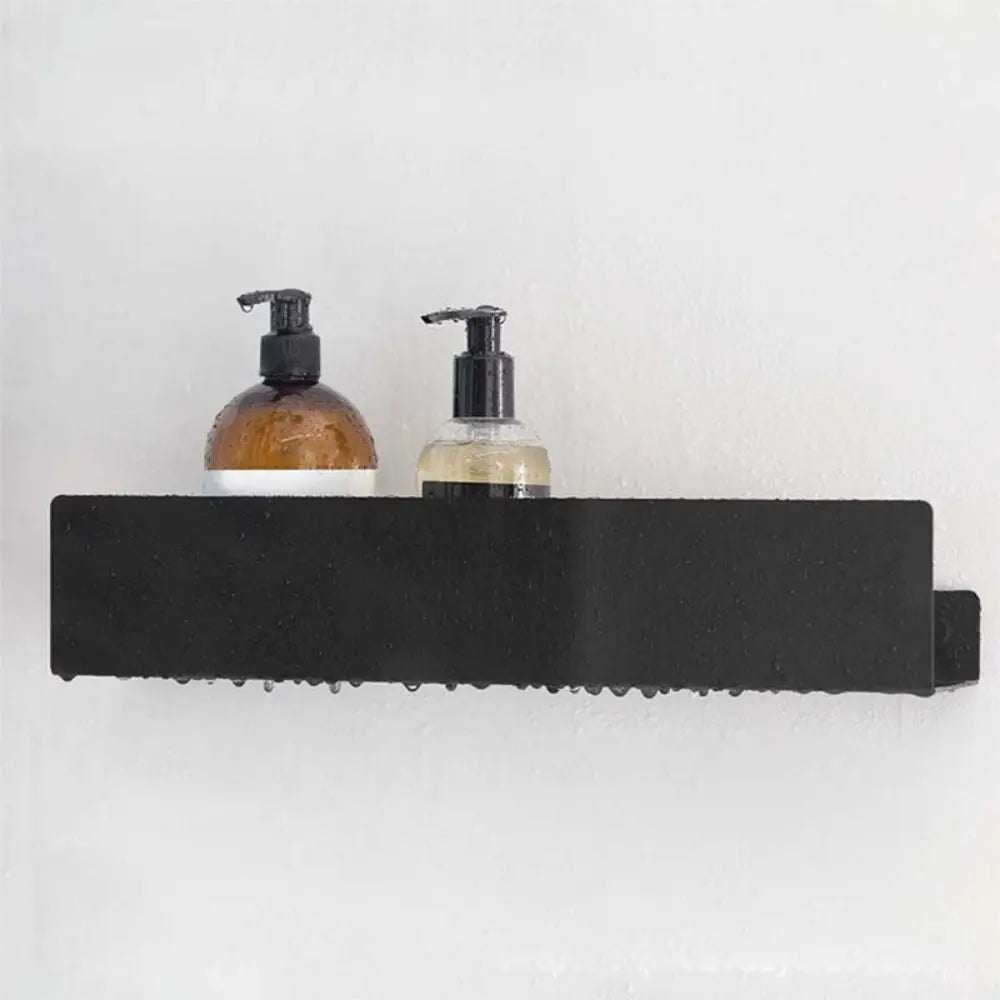 Wall-mounted Bathroom Storage Rack Space Saving Large Capacity Stainless Steel Storage Shelf Durable Sturdy Shower Drain Rack