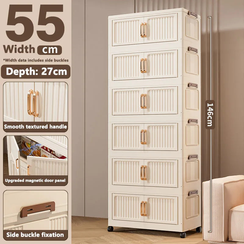 Storage Cabinet Installation Free Storage Cabinet Baby and Kidsren's Clothing Storage Box Snack Plastic Foldableing Storage Cabinet Folding Storage Cabinet Organizer