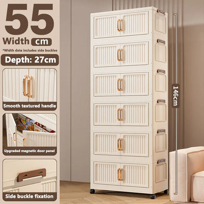 Storage Cabinet Installation Free Storage Cabinet Baby and Kidsren's Clothing Storage Box Snack Plastic Foldableing Storage Cabinet Folding Storage Cabinet Organizer