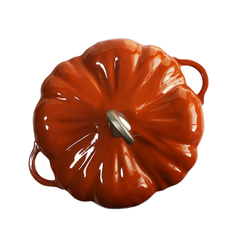 Enameled Cast Iron Pumpkin Dutch Oven 3.5Qt
