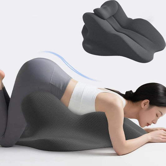 Memory Foam Wedge Reading Pillow for Bed  Adult Ergonomic Back Pillow for Headboard Chin & Back Support Pillows Pain Relief