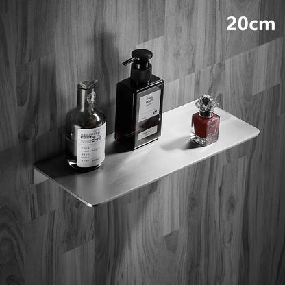 304 Stainless Steel Bathroom Storage Rack 20/30/40/50CM Brushed Chrome Shower Rack Corner Rack Multifunctional Bathroom Hardware