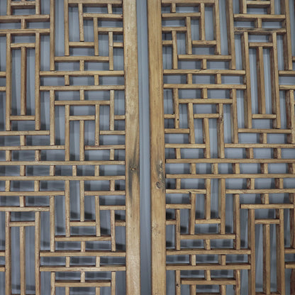 Old Window Panels, Heavy Hardwood Carvings, Home Decoration, Wall Hangings