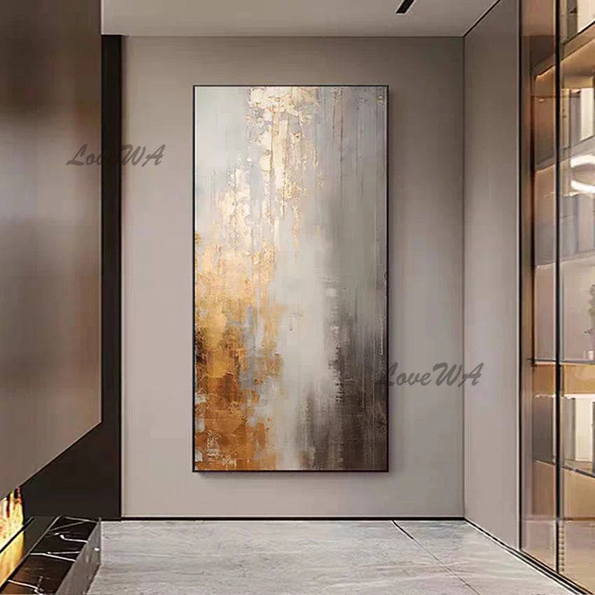 Large Size Group 1 Pcs Hand Painted Abstract Oil Painting on Canvas Wall Picture Art Living Room Home 1 Panel Wall Art Decor