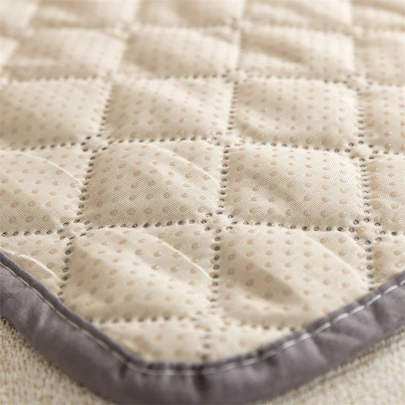 Waterproof Bedspread Pets Dog Cat Kids Urine Pad Bed Sheet Cover Quilted Mattress Pads Washable Mattress Protector Covers Solid