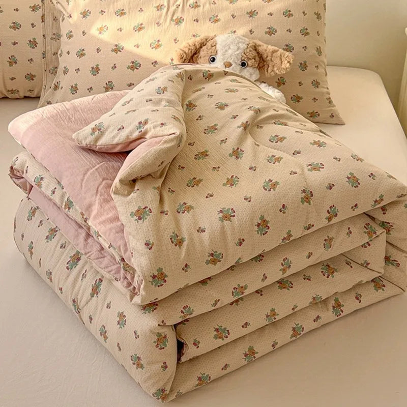 Summer Pure Cotton Quilts Blankets Bedroom Soft Cool Air Conditioner Quilt Comforter Bedspread Twin Queen King Bedding Quilts