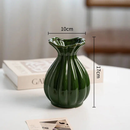 Table Decorations Vases Bedroom Aesthetic Balcony Homestay Flowers Vases Living Room Ceramic Home Decor Vase MH40HP