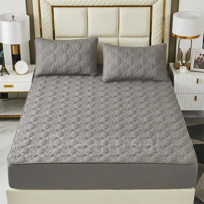 Waterproof Mattress Protector Embossed Bed Mattress Cover Soft Breathable Fitted Mattress Pad Cover 120/140/160/200x200 Washable