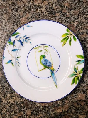 Bone china tableware set American Western dishes dishes soup plate coffee cup European and American pastoral style