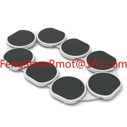 Stainless steel and plastic rotating tray rack, manual operation desktop