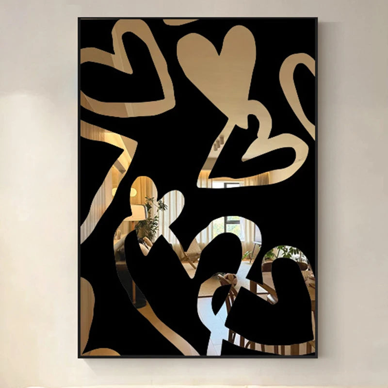 Wall Modern Painting Abstract Art Painting Nordic Style Images Calligraphy Room Decorations Calligraphy Indoor Creativie Design