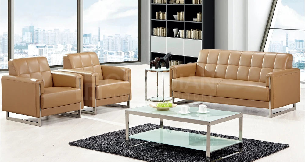 Office Furniture Living Room Public Area Salon Waiting Office 1 2 3 Seat Conference Room  Reception Sofa Set