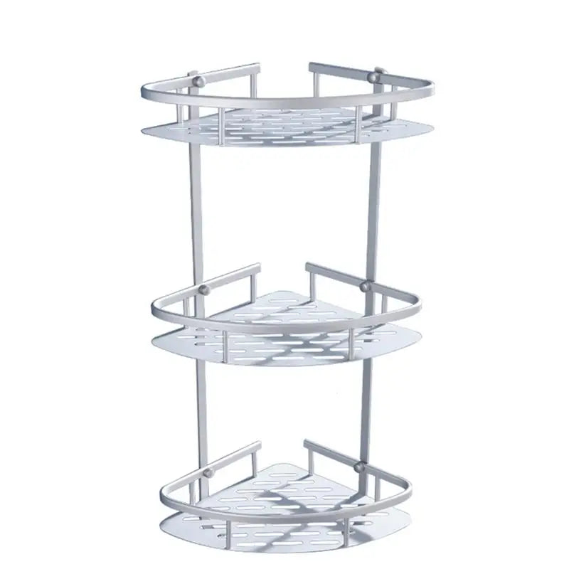 Bathroom Corner Shelf Shower Shelves Dusche Eckregal Bad Wall Badregal Storage Organizer Floating Ablage Bohren