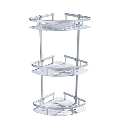 Bathroom Corner Shelf Shower Shelves Dusche Eckregal Bad Wall Badregal Storage Organizer Floating Ablage Bohren