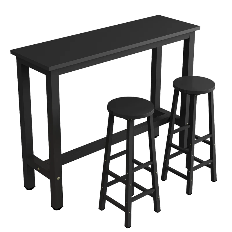 Slim Design Against The Wall Bar Table, Long Narrow High Table for Home Divider, Simple Dining, Milk Tea Shop Bar Furniture JT40