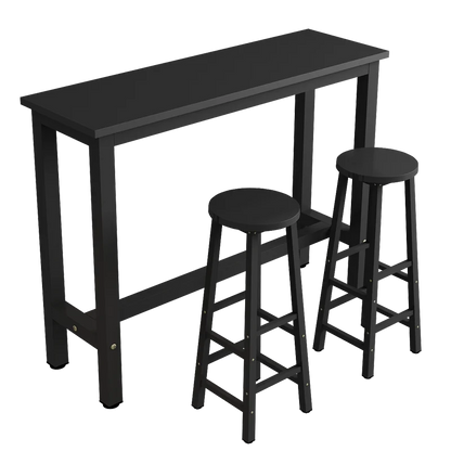 Slim Design Against The Wall Bar Table, Long Narrow High Table for Home Divider, Simple Dining, Milk Tea Shop Bar Furniture JT40