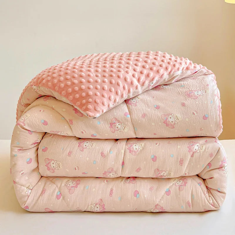 Thi Waable Polyester Fiber Filled Blanket for Students And Adults Spring Autumn Winter Brand New Condition from China