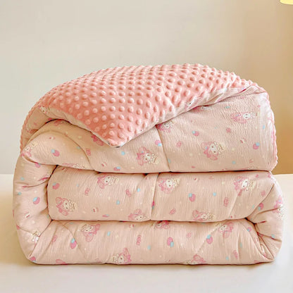 Thi Waable Polyester Fiber Filled Blanket for Students And Adults Spring Autumn Winter Brand New Condition from China