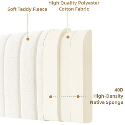 Plush Bed Head Cushions Simple Soft Ergonomic Headboard Cushions Aesthetic Lazy Pillows Home Textile Bedroom Pad Ornaments