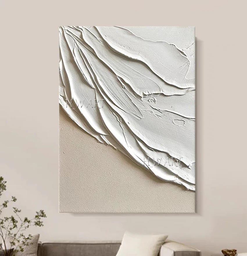 100% Handpainted Oil Painting On Canvas Thickness Knife Abstract Painting Wall Art Pictures for Home Decor Frameless