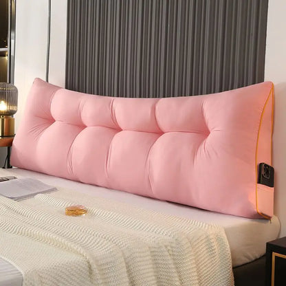 European Soft Wedge Pillow Triangular Bed Backrest Cushion for Headboard Reading Support Modern Home Decor 60/90/120/150/180cm