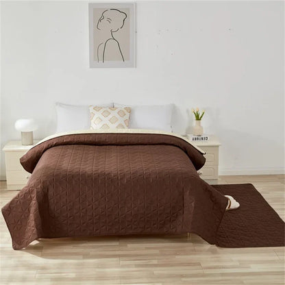 Quilted Bedspread Pads Non-Slip King Size Bed Sheet Sofa Covers Reusable Kids Pet Dog Cat Urine Mat Bed Mattress Protector