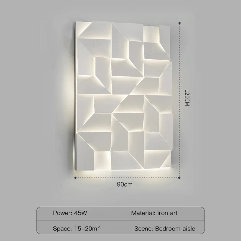 2024 Wall Lamp Living Bedroom Creative Art Design Led Light Dining Room Resturant Hall Wall Sconce Lighting Fixture Indoor Decor