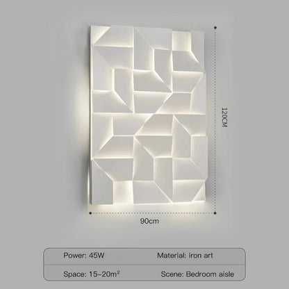 2024 Wall Lamp Living Bedroom Creative Art Design Led Light Dining Room Resturant Hall Wall Sconce Lighting Fixture Indoor Decor