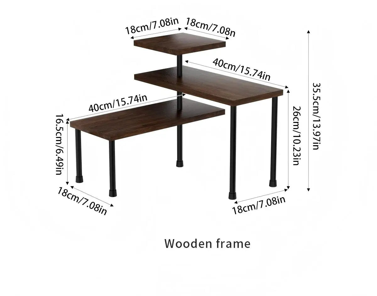 Kitchen storage rack, seasoning bottle storage rack, desk storage rack, corner storage rack, adjustable multi-function storage