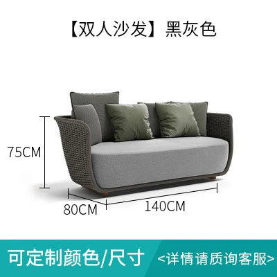Rattan Wood Garden Furniture Sets Beach Fabric Garden Furniture Sets Round Backyard Muebles De Patio Exterior Patio Furnitures