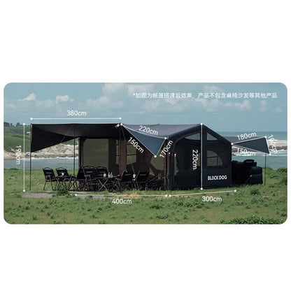 Nordic Style Creative Inflatable Tent Luxury Garden Villa Field Inflatable Hut Multifunctional Outdoor Furniture Marquesina FYIT