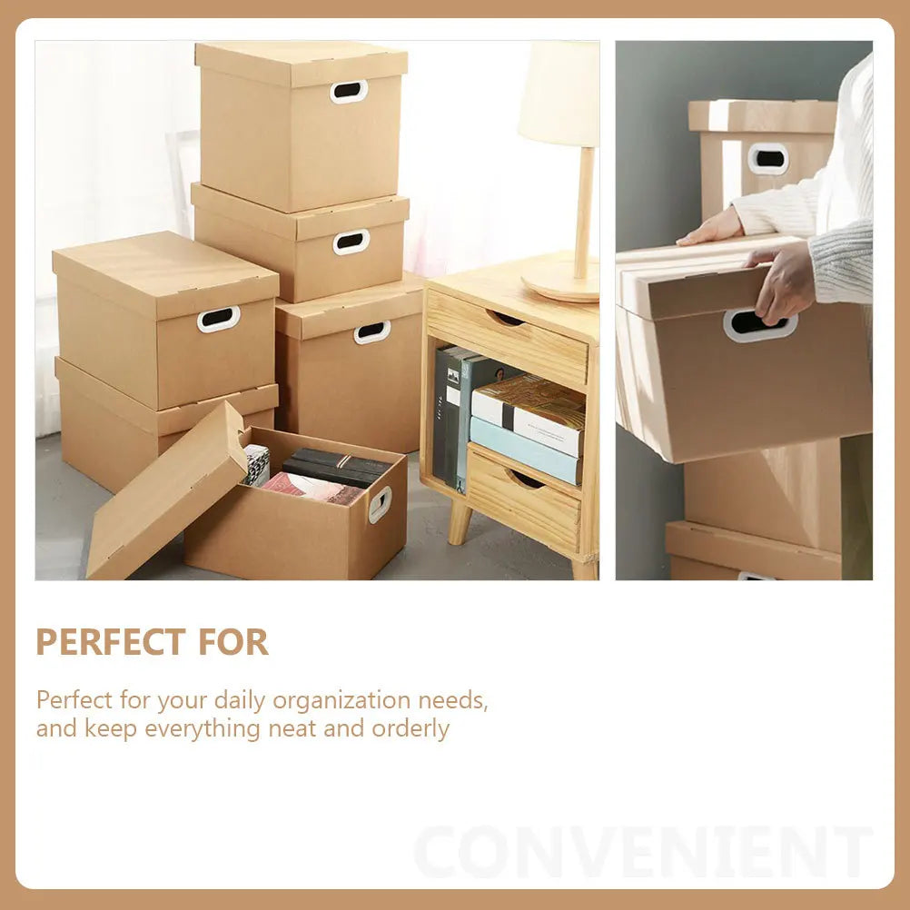 File Storage Box Practical Organizer for Office Document Holder Document Case File Keeper Paper Filing Box