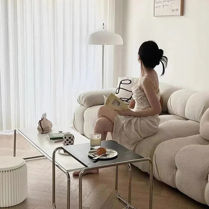 Living Room Sedentary Coffee Table Modern Design Metal Unique Coffee Table Advanced Sense Nordic Mesa Centro Home Furniture
