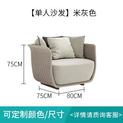 Rattan Wood Garden Furniture Sets Beach Fabric Garden Furniture Sets Round Backyard Muebles De Patio Exterior Patio Furnitures